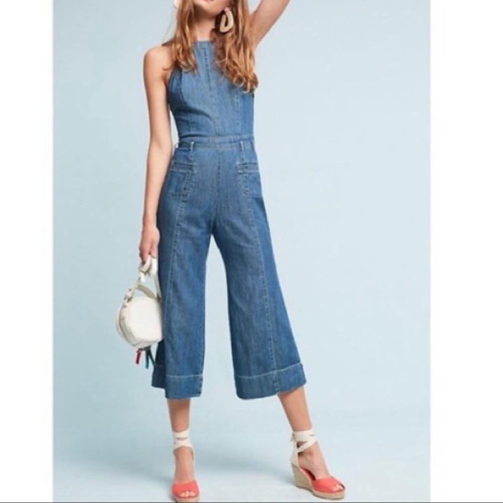 Anthropologie Pilcro Femme Denim Jumpsuit
